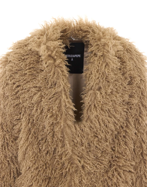 Faux Fur Long Jacket PATRIZIA PEPE