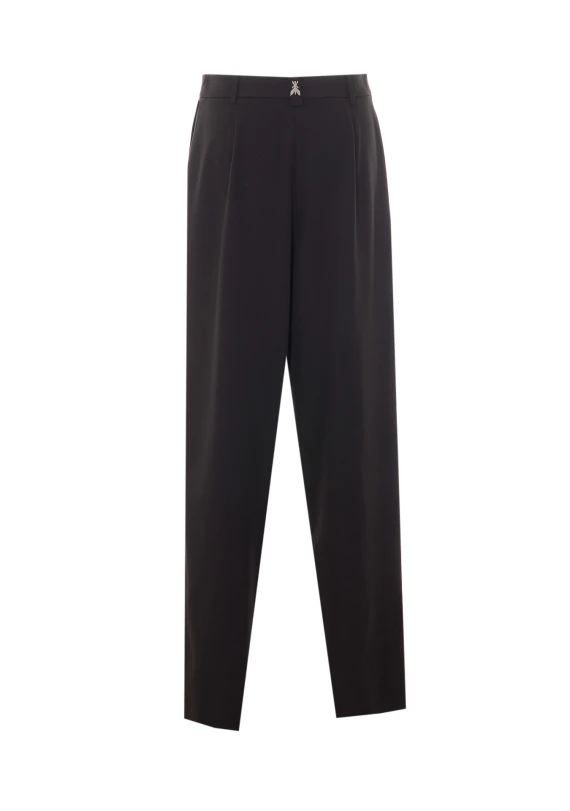 Pantaloni neri a gamba dritta PATRIZIA PEPE