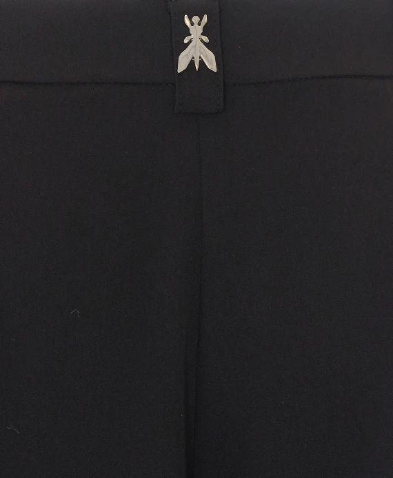 Pantaloni neri a gamba dritta PATRIZIA PEPE