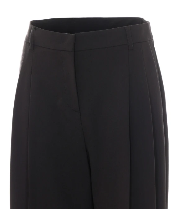 Pantaloni neri a gamba dritta PATRIZIA PEPE