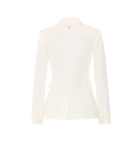 White Single Breasted Button Jacket PATRIZIA PEPE