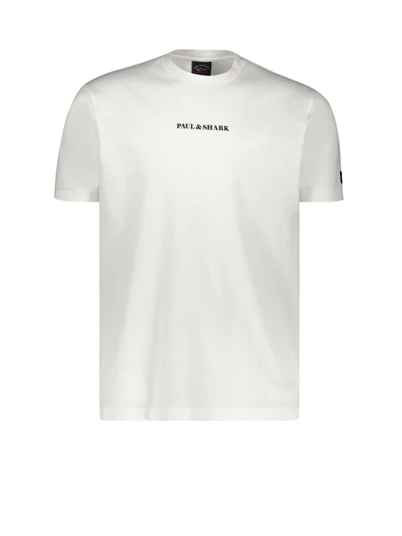 Cotton T-Shirt with Front Logo Paul&Shark
