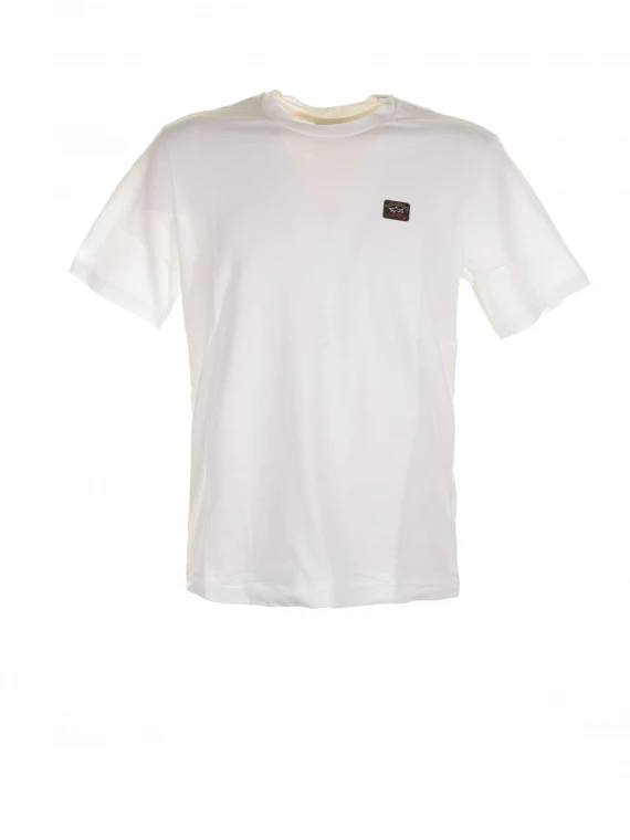 T-shirt bianca con logo
