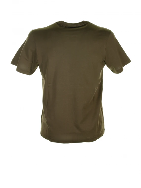 Military green T-shirt with logo