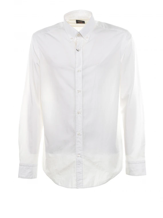 Camicia bianca in cotone