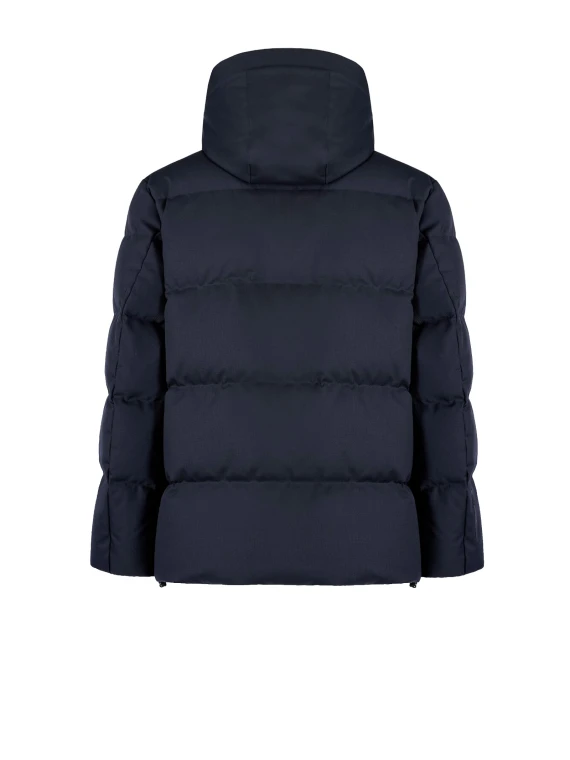 Dark blue hooded padded jacket People of Shibuya