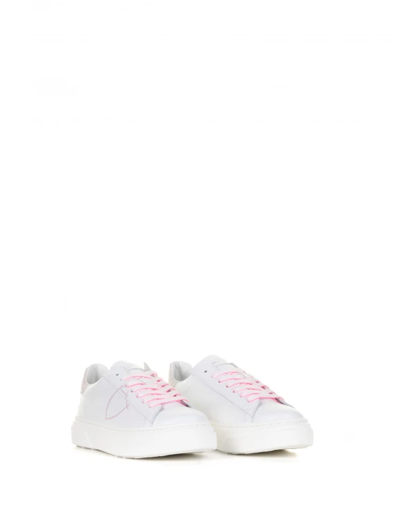 Sneaker Temple Kids bianco rosa