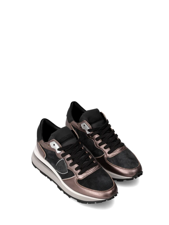 Sneaker donna Tropez Haute nero bronzo