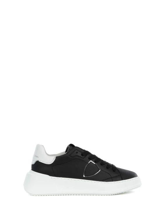 Sneaker Tres Temple low donna nera