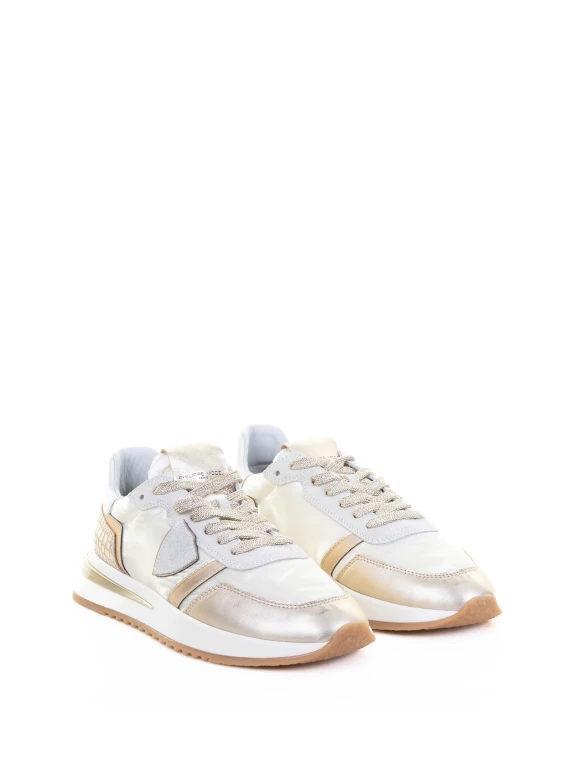 Tropez metal sneaker for women