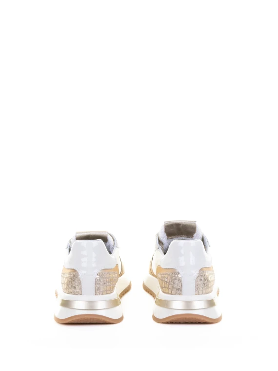 Tropez metal sneaker for women
