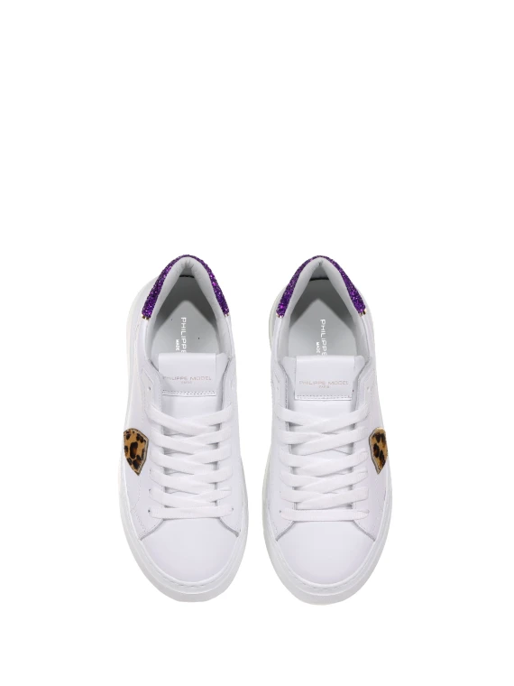 Sneaker Temple Veau Glitter