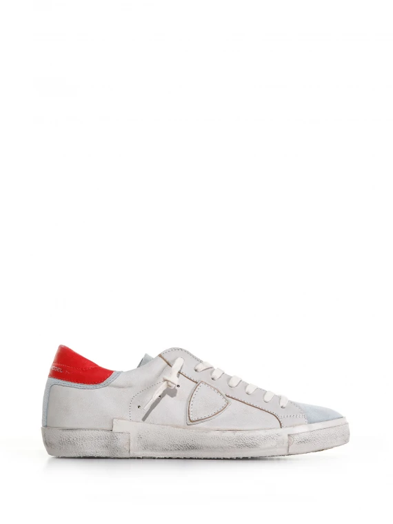 PRSX red and white sneaker
