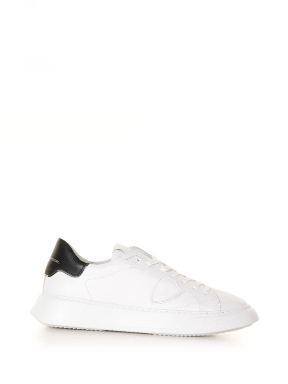 Temple sneaker in leather