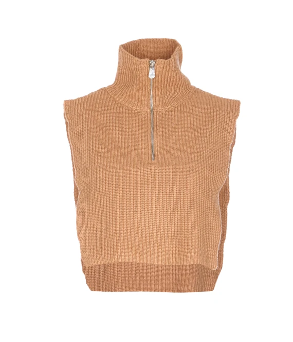 CIPRO KNITTED NECK WARMER WITH ZIP