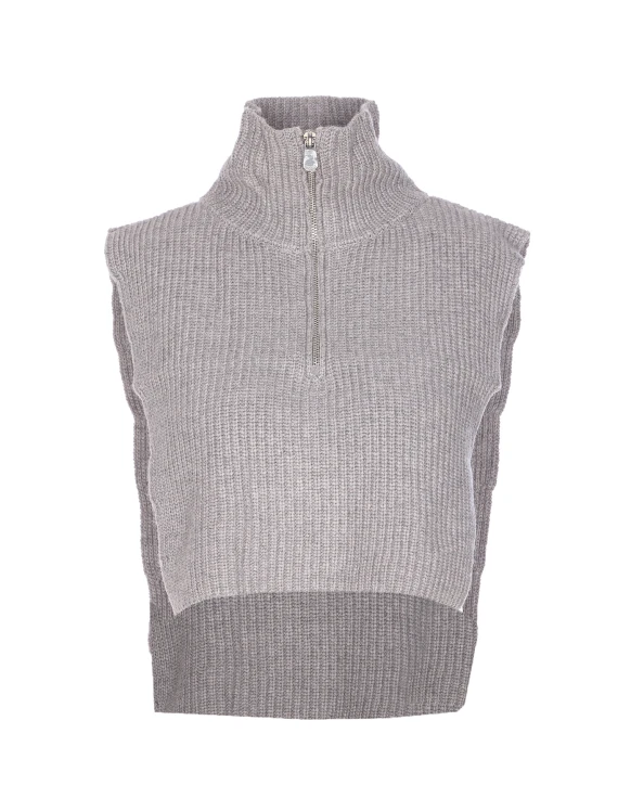 CIPRO KNITTED NECK WARMER WITH ZIP