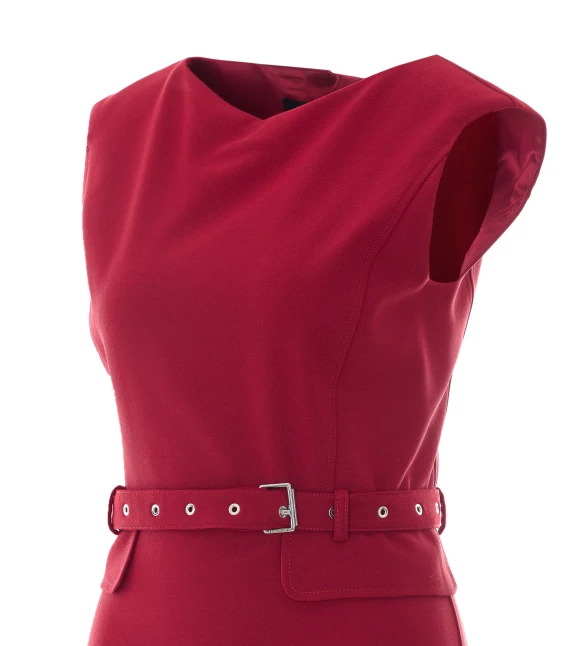 Red Acalypha Dress