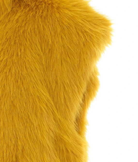 Eloro Faux Fur Cropped Vest