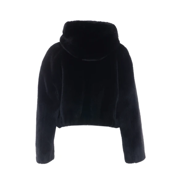 Black Faux Fur Jacket