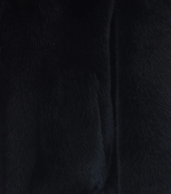 Black Faux Fur Jacket
