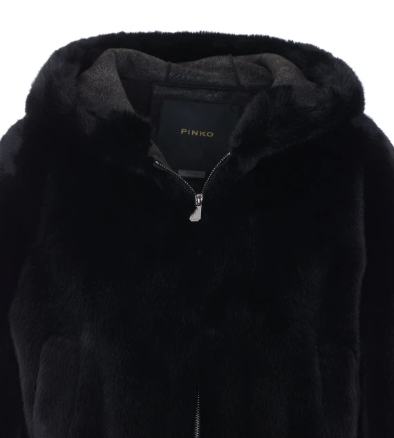 Black Faux Fur Jacket
