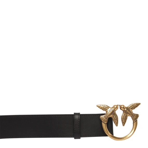 Cintura Love Berry nera PINKO
