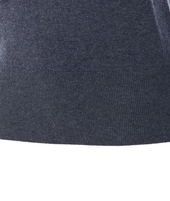 Grey knitted hoodie in wool and cashmere PINKO