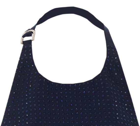 Arbaia blue rhinestone top PINKO