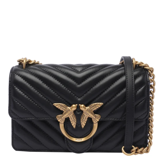 Black Mini Love One Crossbody Bag PINKO