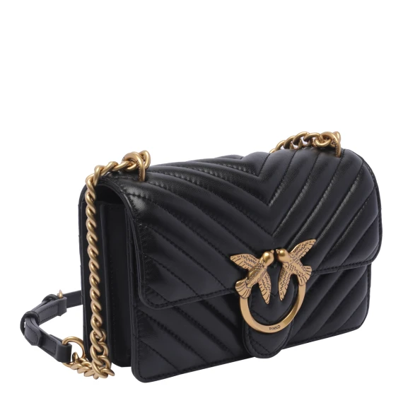 Black Mini Love One Crossbody Bag