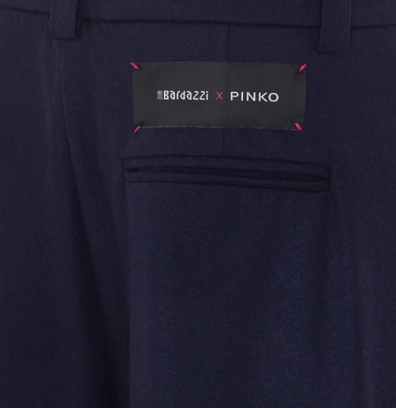 Pantaloni cargo blu navy PINKO