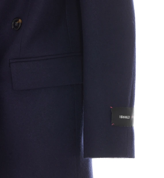 Dark blue double-breasted jacket PINKO