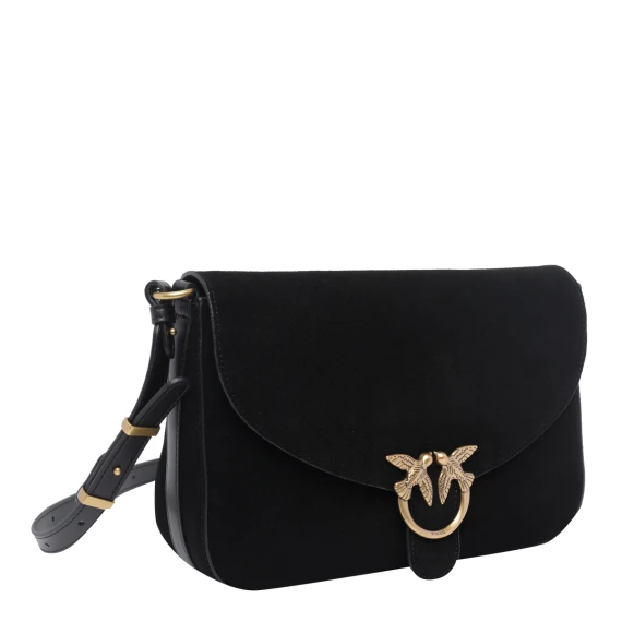 Suede Love Classic Satchel Bag PINKO