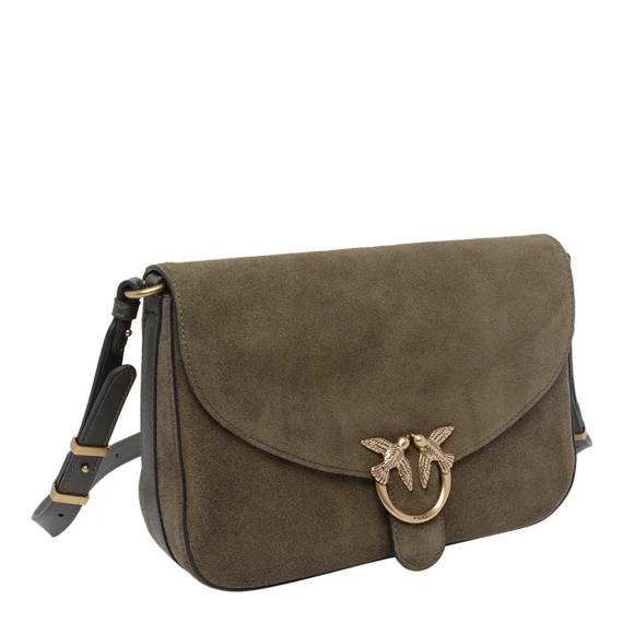 Suede Love Classic Satchel Bag PINKO