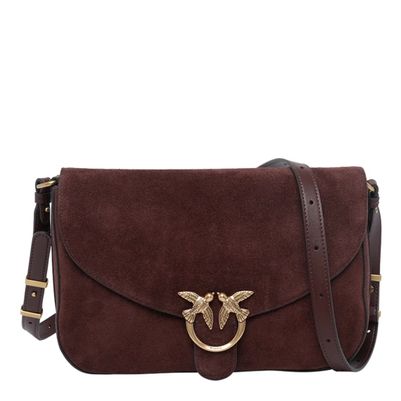 Suede Love Classic Satchel Bag PINKO