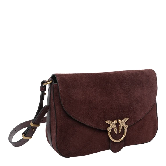 Suede Love Classic Satchel Bag PINKO
