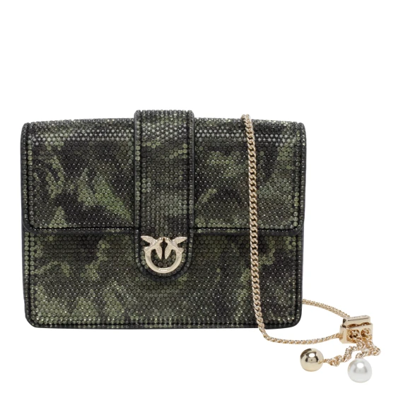 Portacarte Love Pocket con tracolla a catena