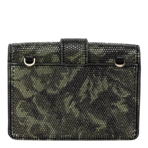 Portacarte Love Pocket con tracolla a catena PINKO