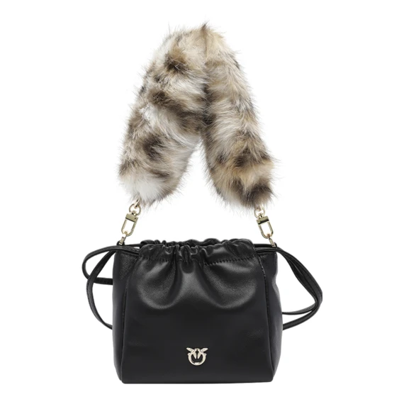 Borsa a secchiello nera