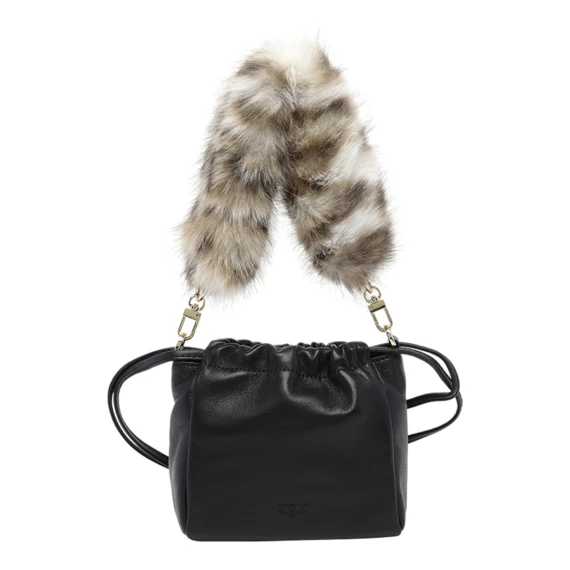 Black bucket bag PINKO