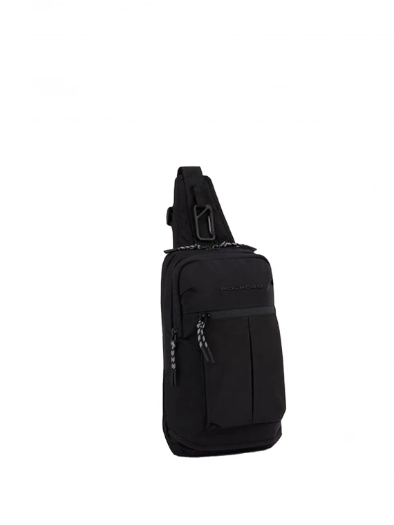 One-shoulder backpack black