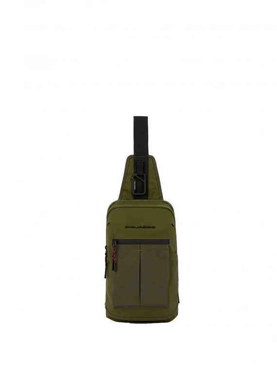 One-shoulder backpack green