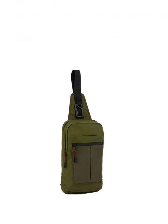 One-shoulder backpack green