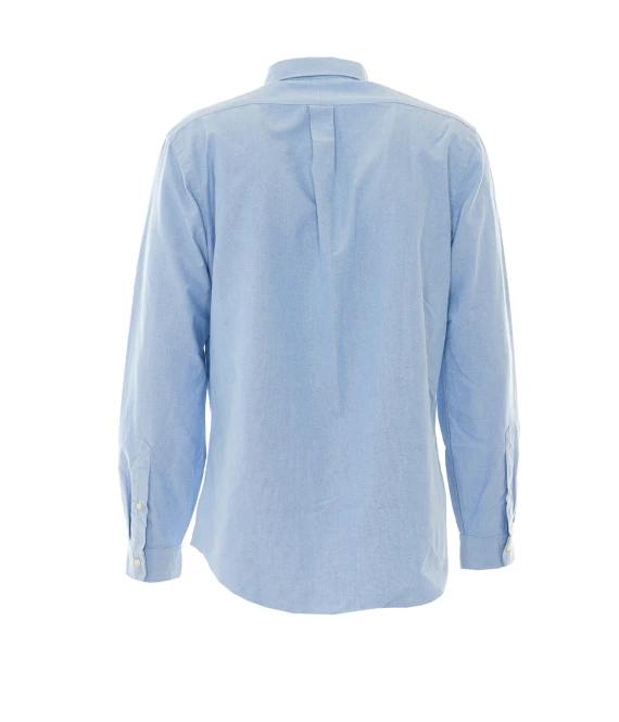 Light Blue Shirt with Frontal Buttons Closure