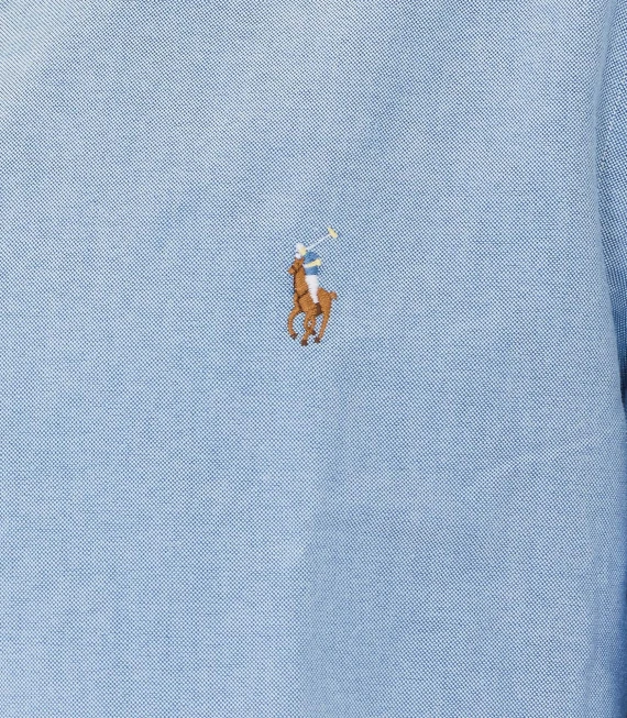 Light Blue Shirt with Frontal Buttons Closure