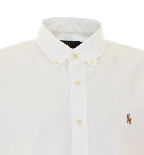 White Shirt with Frontal Buttons Closure
