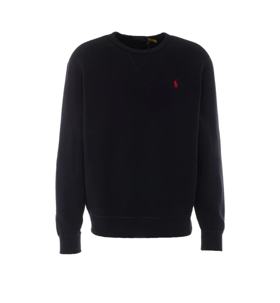 Felpa girocollo nera Polo Ralph Lauren