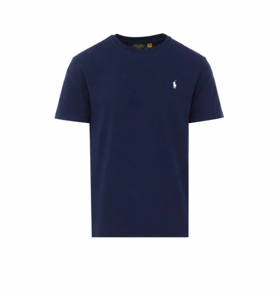 T-shirt blu navy con logo ricamato Polo Ralph Lauren