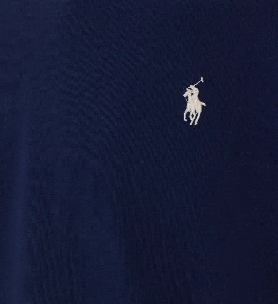 T-shirt blu navy con logo ricamato Polo Ralph Lauren
