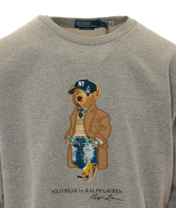 Light grey crewneck sweatshirt Polo Ralph Lauren